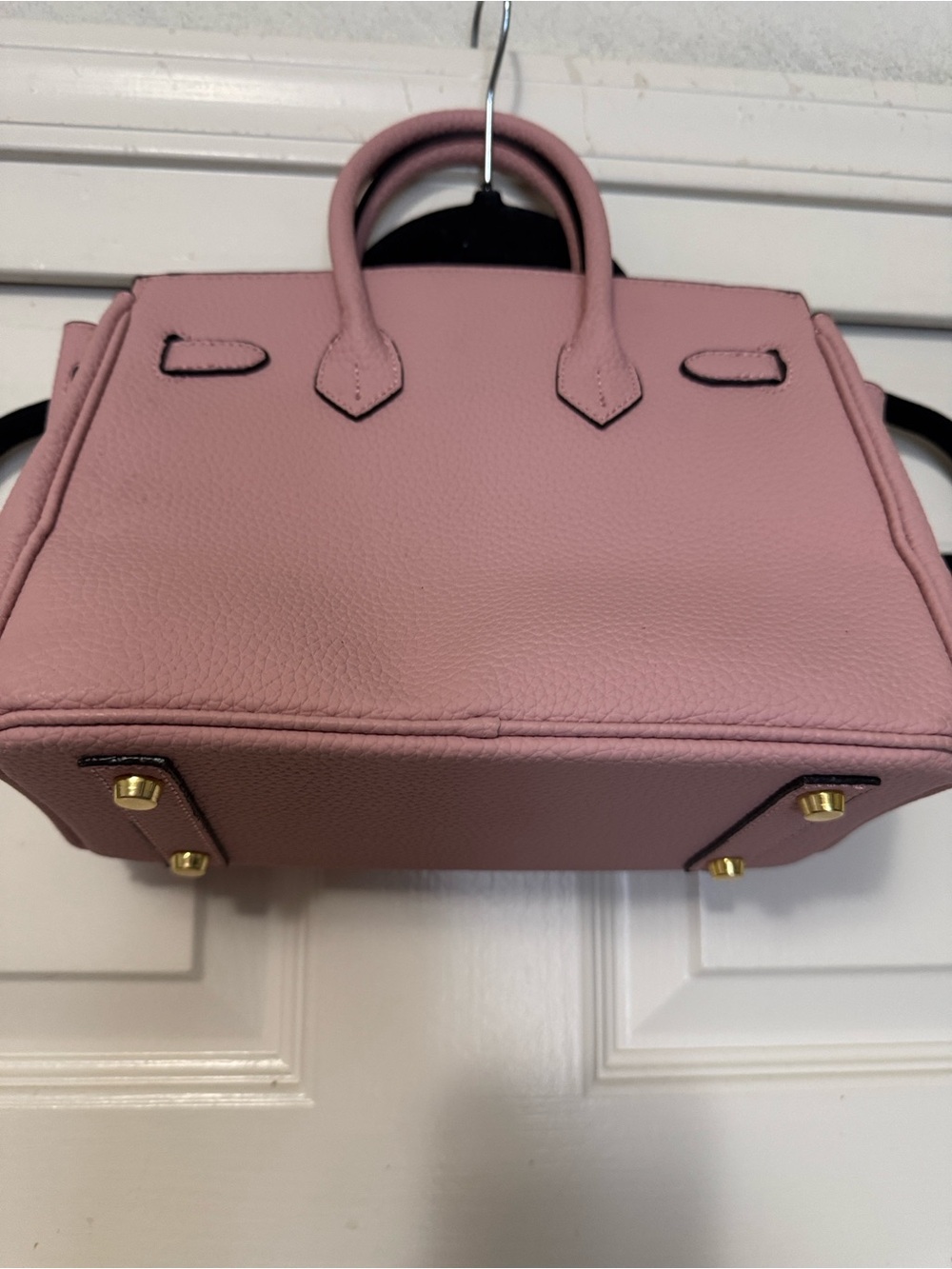 Pink Leather Top-Handle Satchel - Women Bags